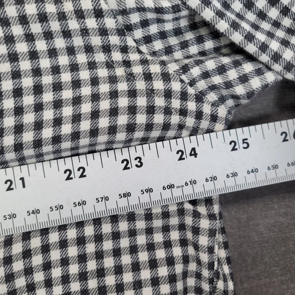 Polo Ralph Lauren Blake Mens Large Black White Gingham Check Button Down Shirt‎
